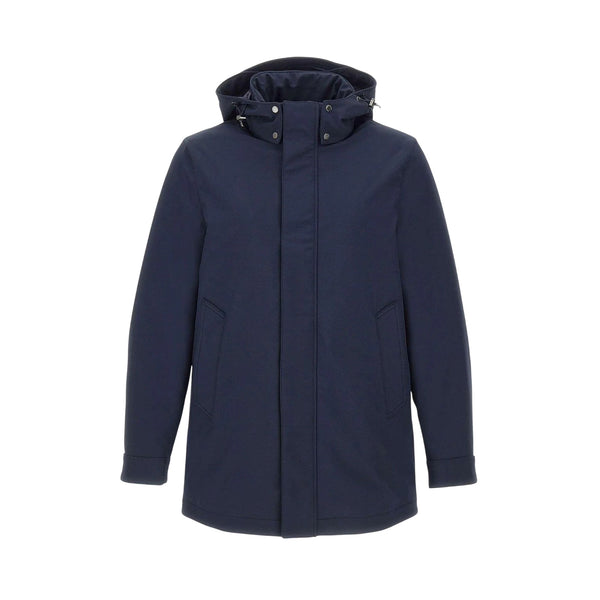 Woolrich Parka lungo Parka Uomo Barrow in softshell S A25 - WOOLRICHCFWOOU2017MRUT3496 - 3989 - S - Francavilla Moda